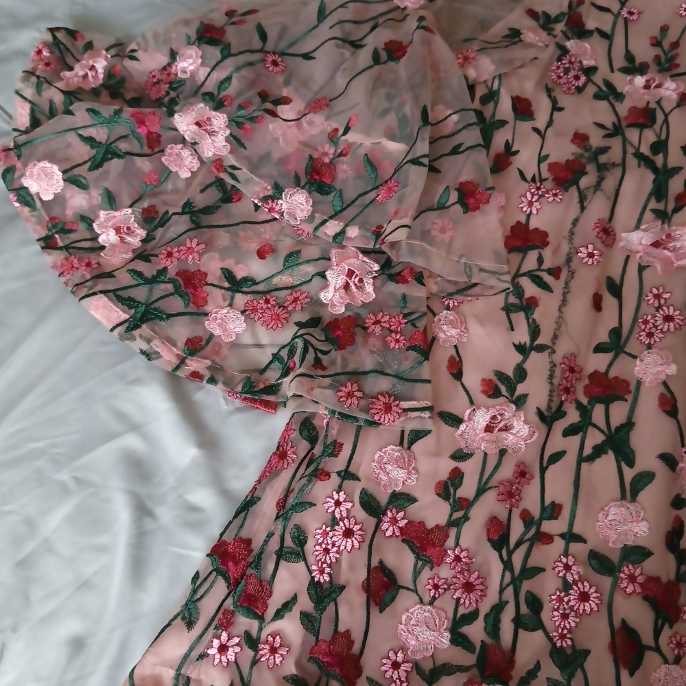 Buddy Love Pink Floral Mini Dress - Picture 5 of 10
